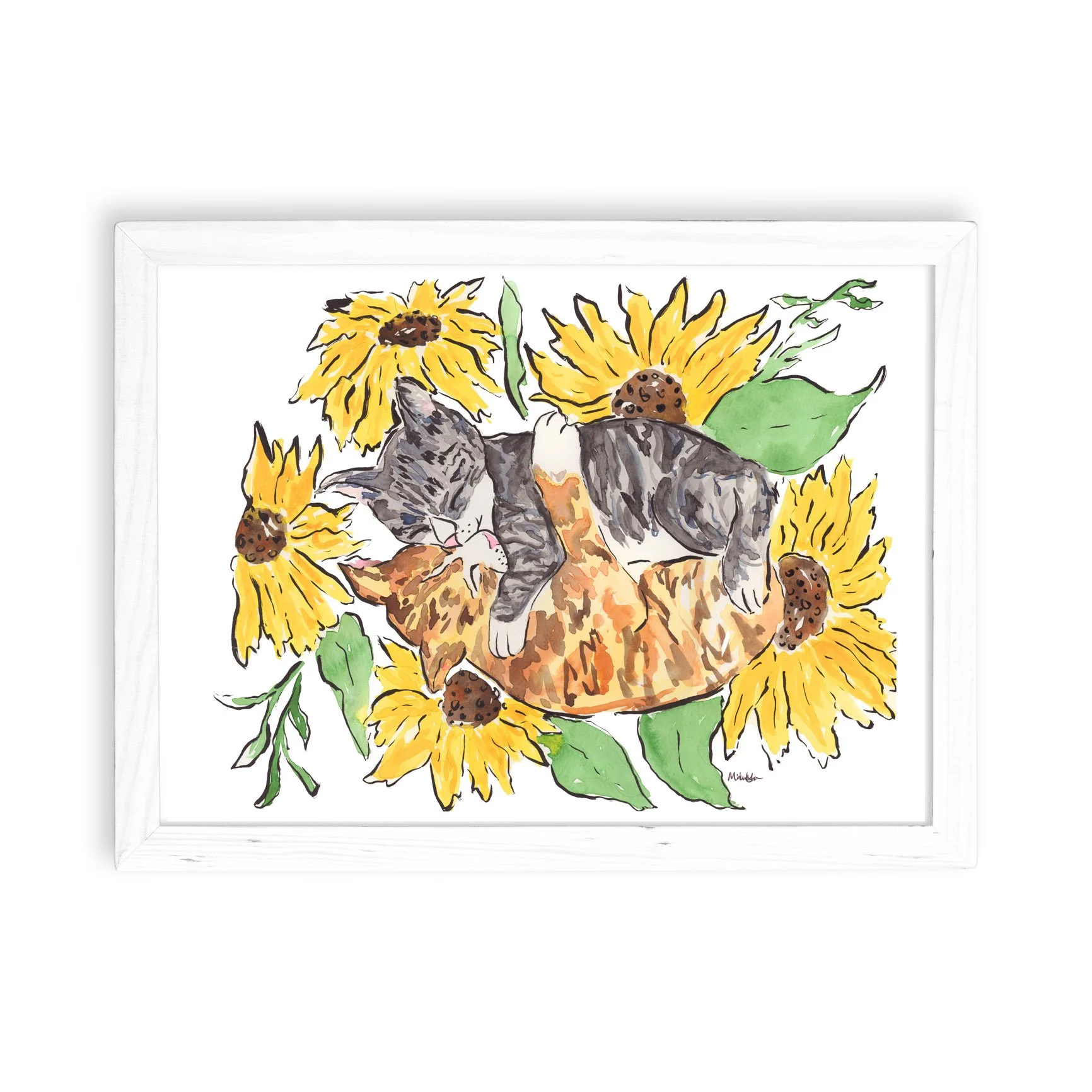 Sunflower Kitty Print Decor copy.jpg