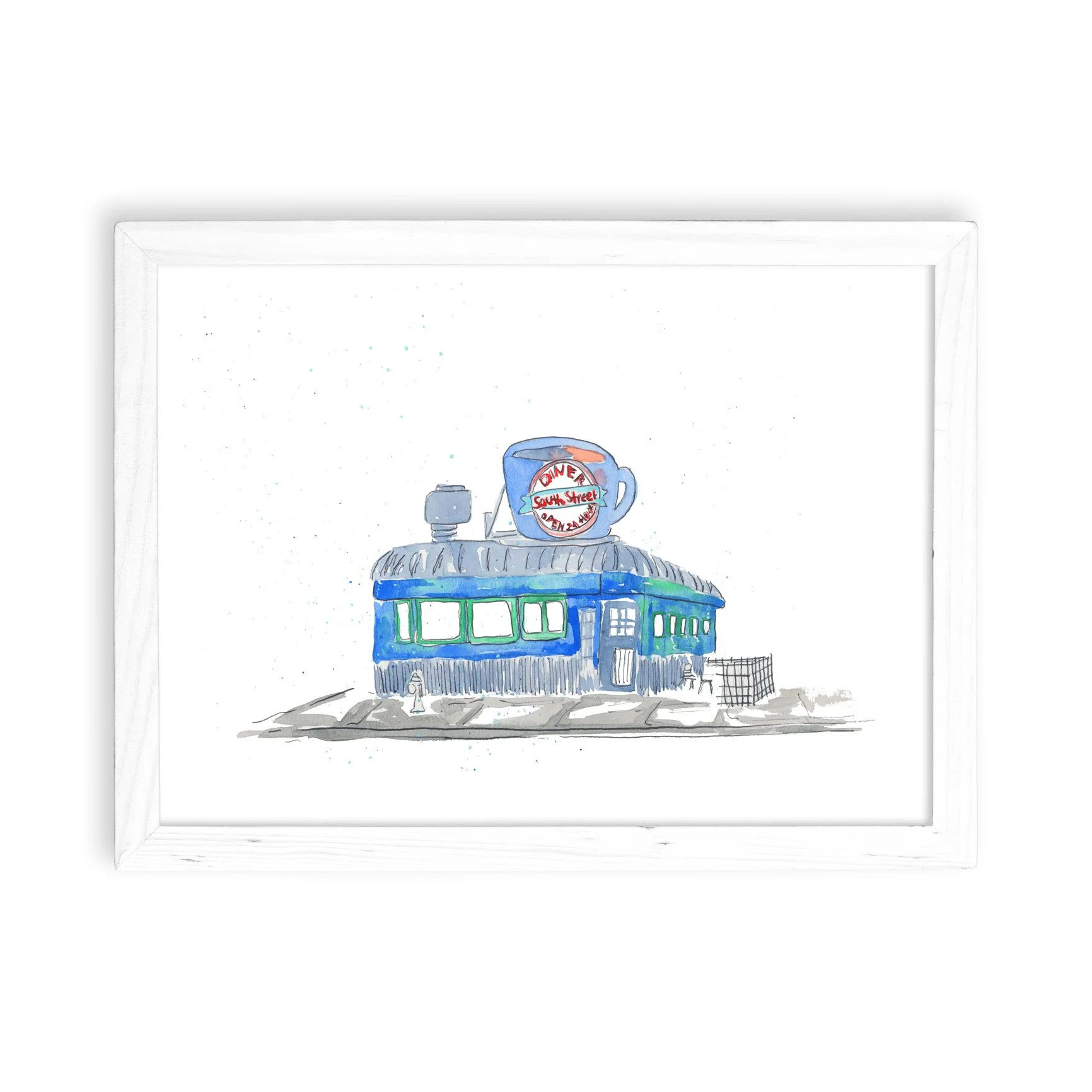 Blue Diner Framed.jpg