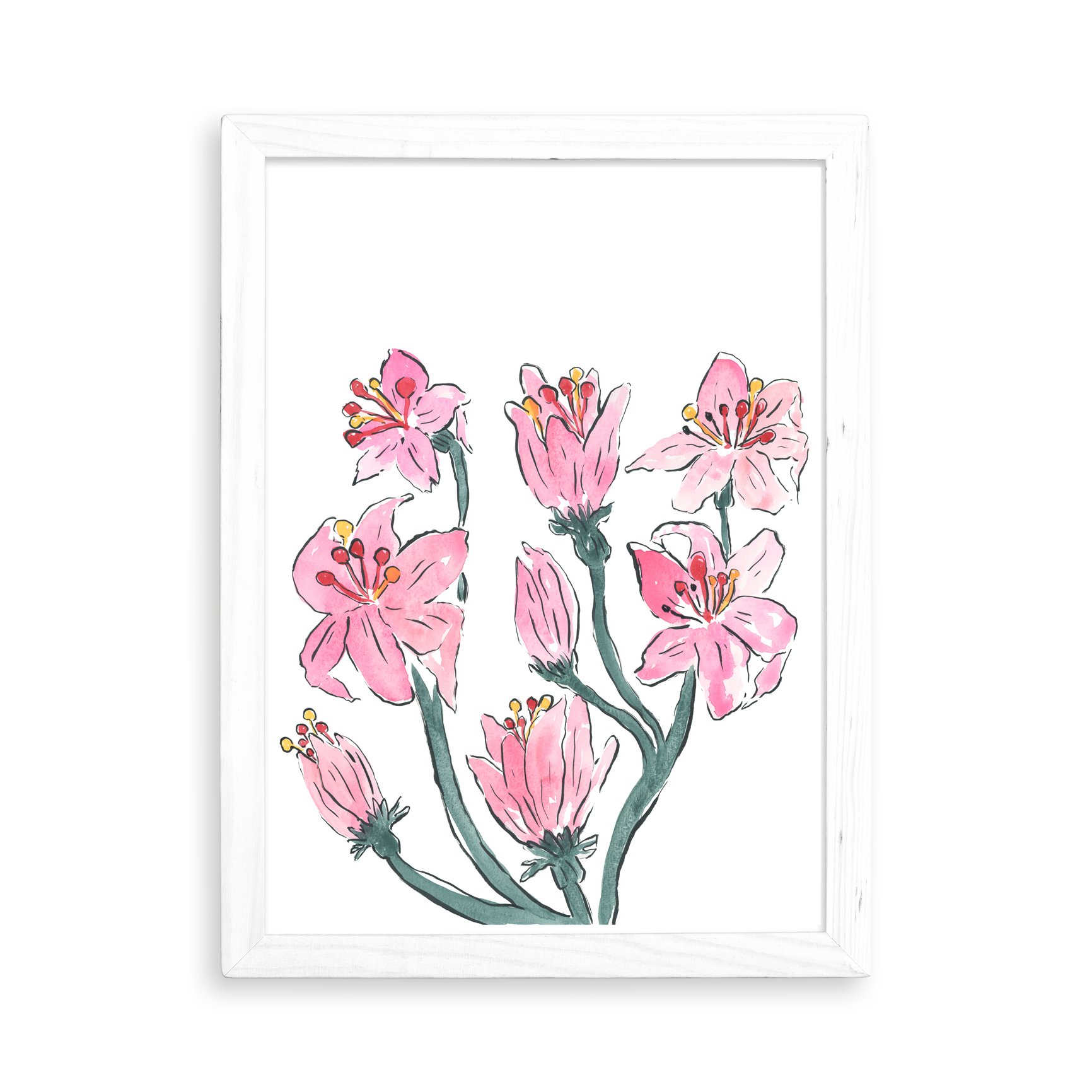 Pink Lillies Print Decor copy.jpg