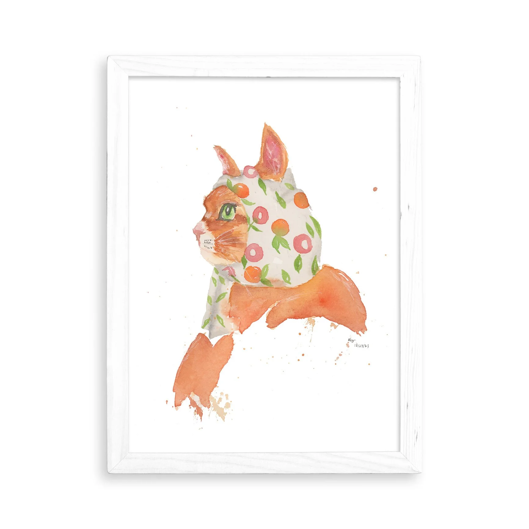 Babushka Cat copy_Framed.jpg