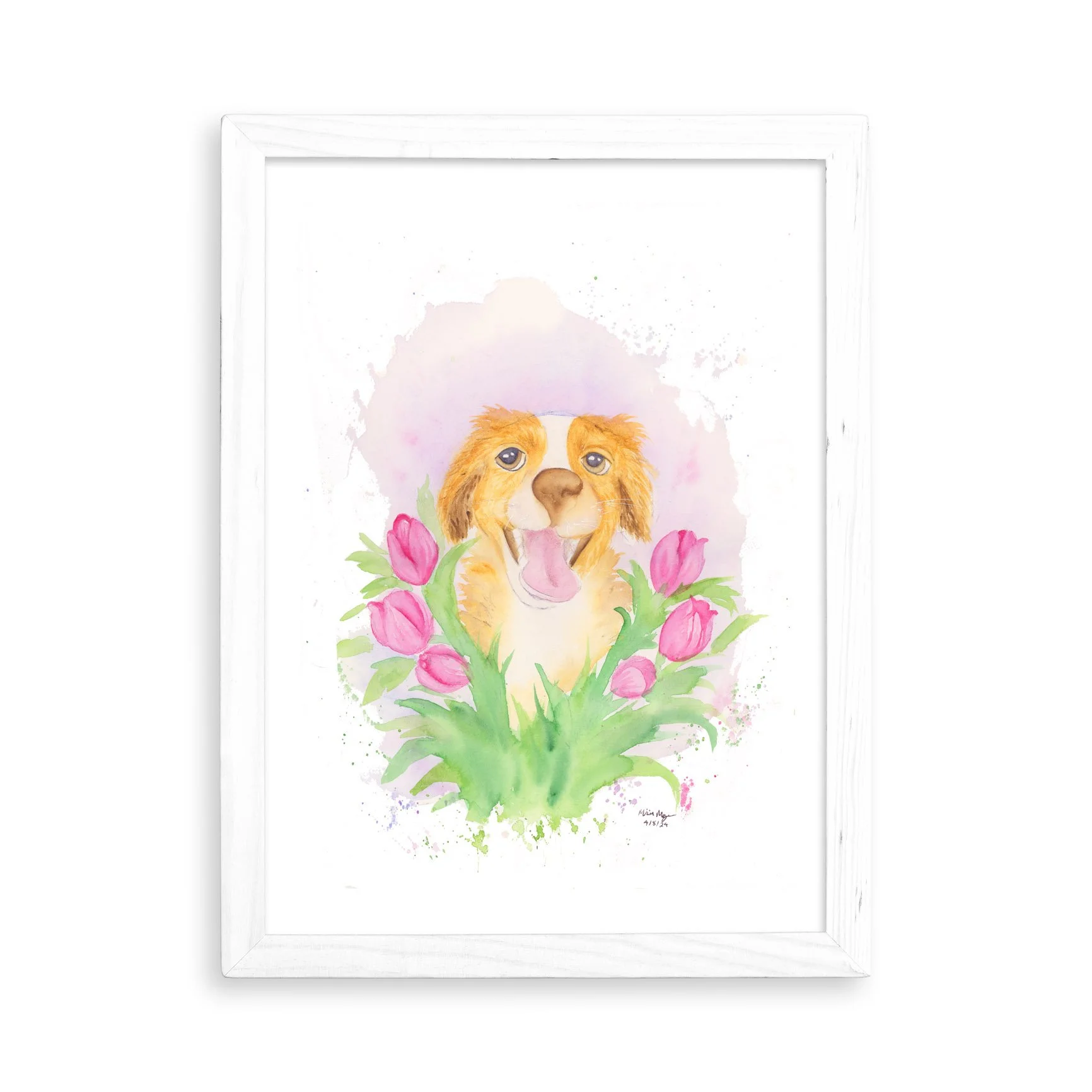Tulips Doggy copy_framed.jpg