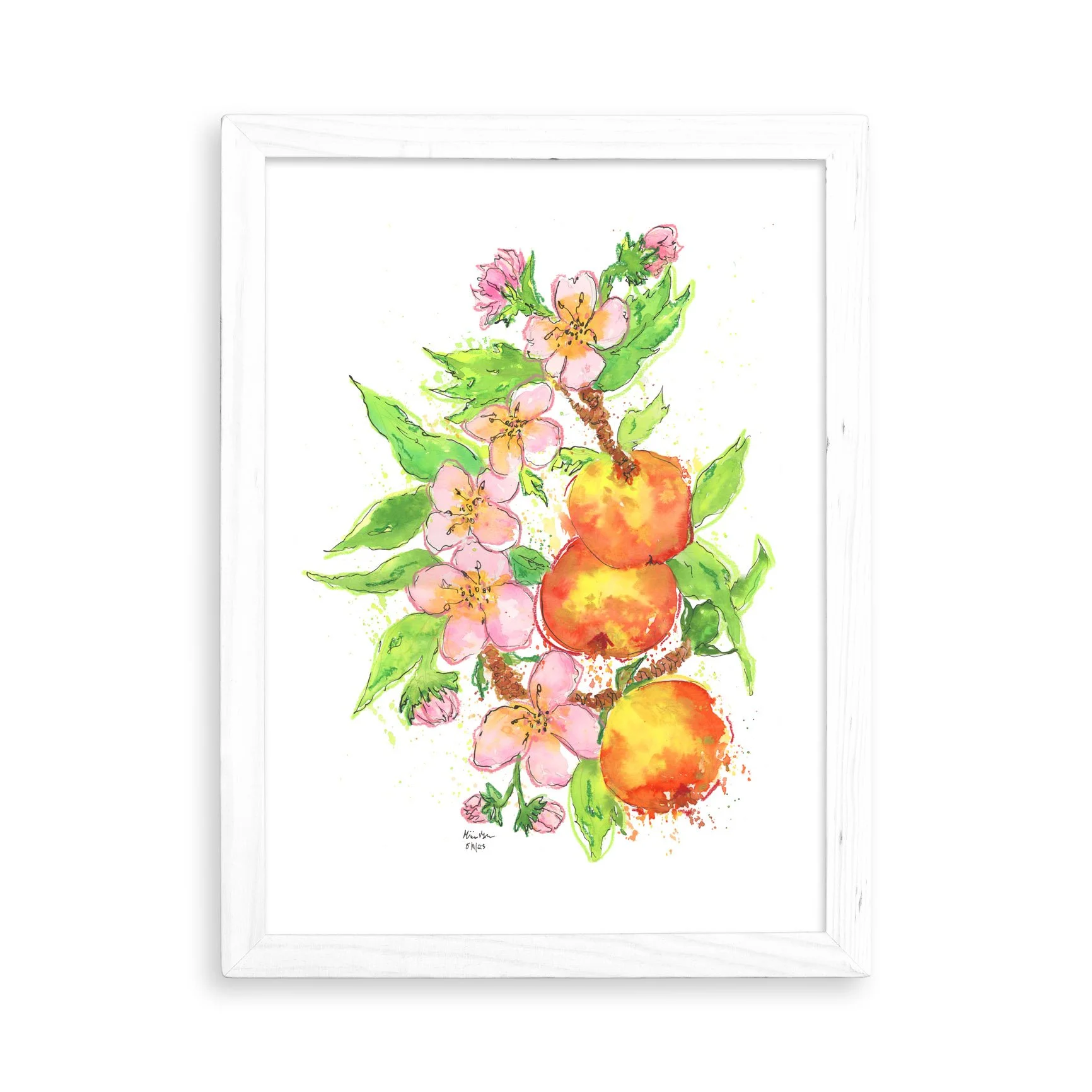 Apple Blossoms Framed.jpg