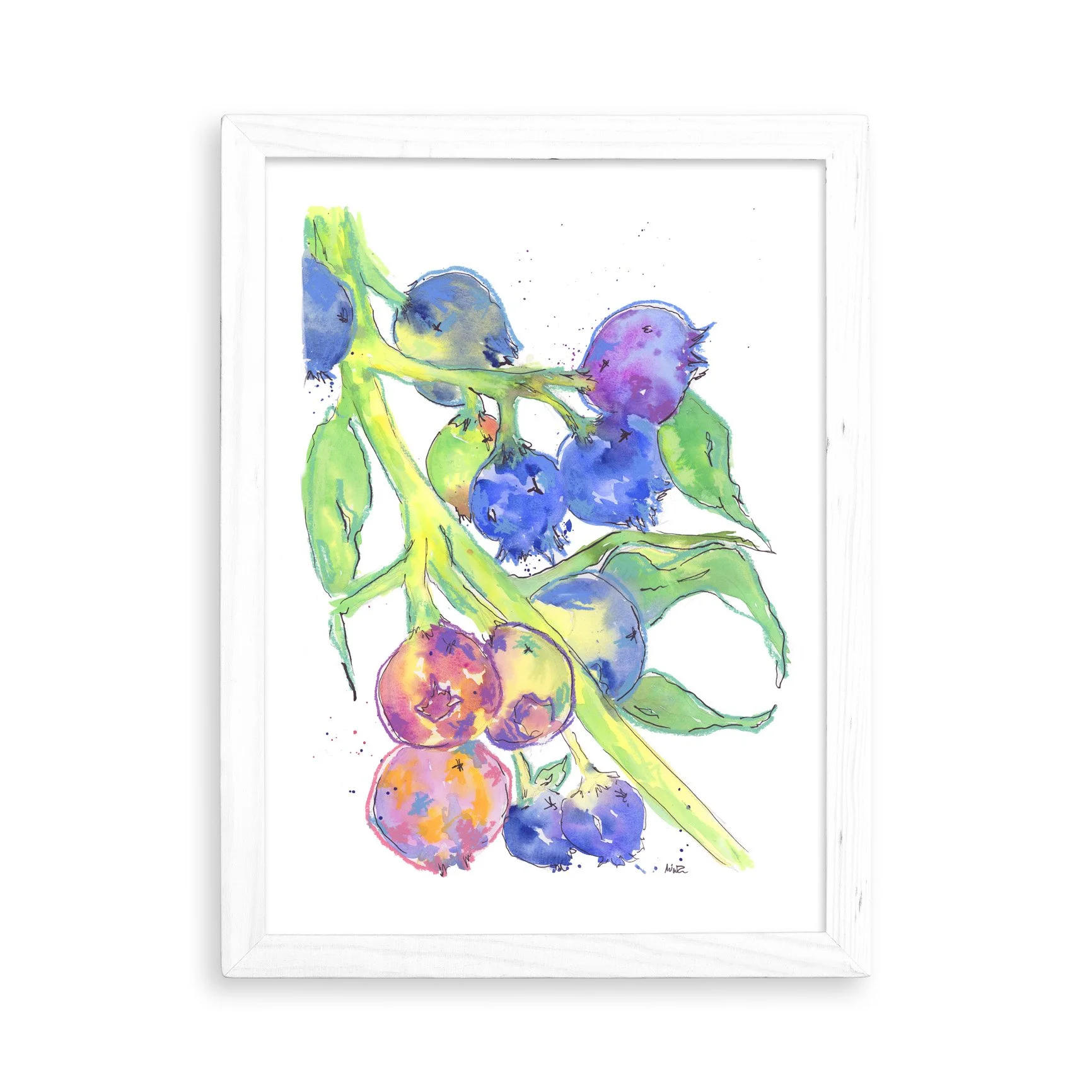 Blueberries Framed.jpg