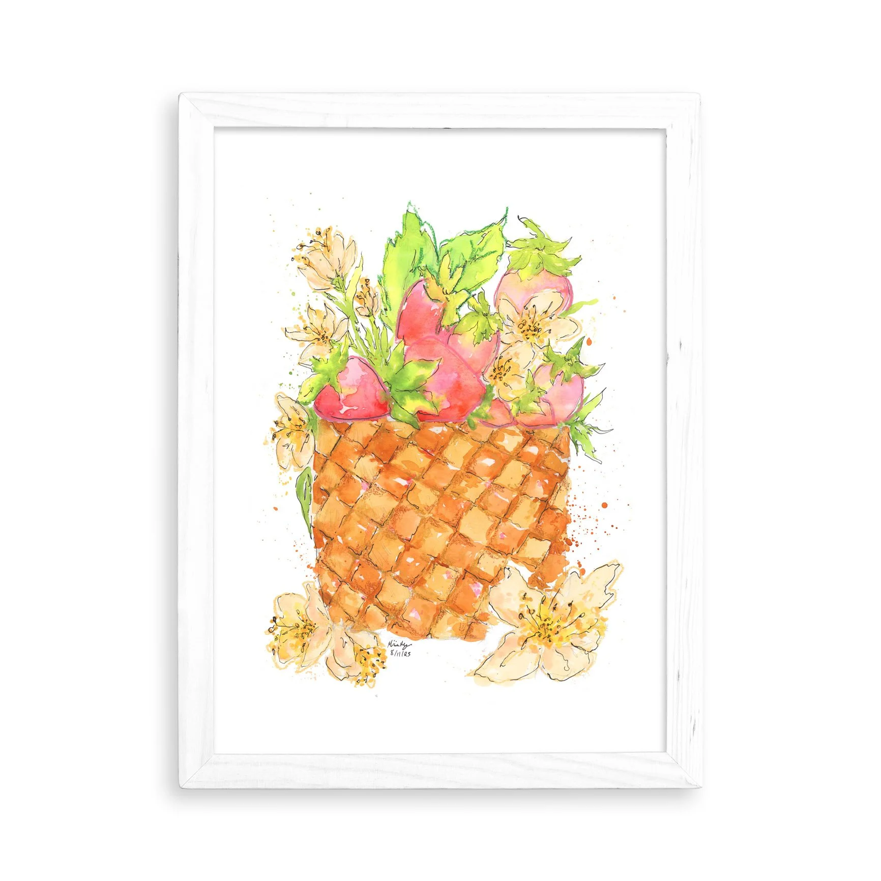 Strawberry Basket copy_Framed.jpg