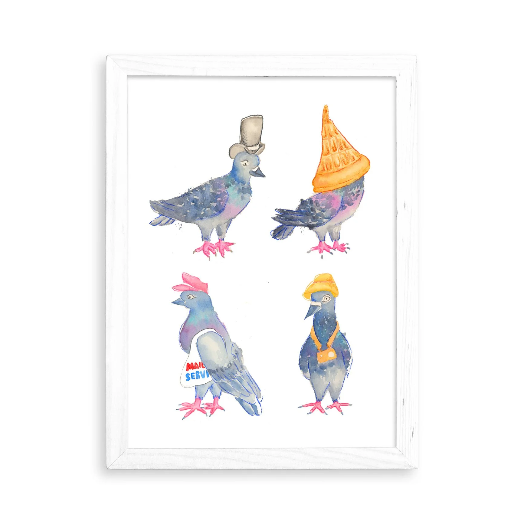 Pegion Party Framed .jpg