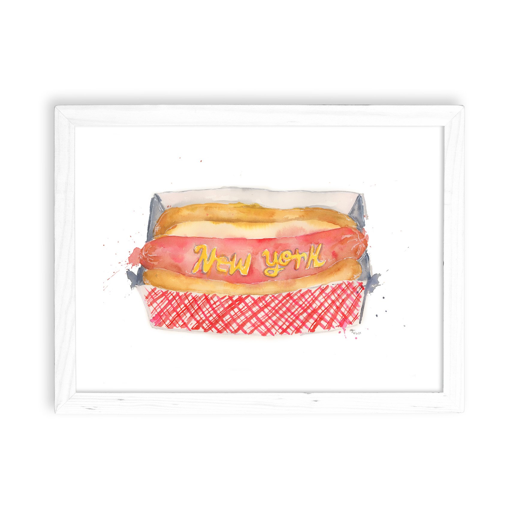 New York Hot Dog copy_framed.jpg