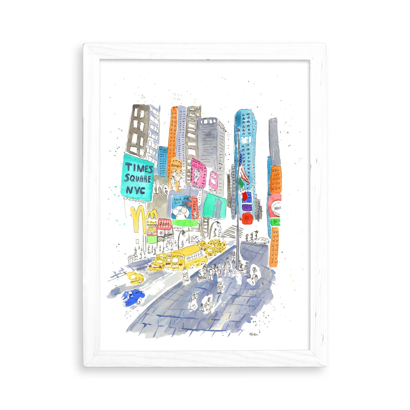 Times Square Print Framed.jpg