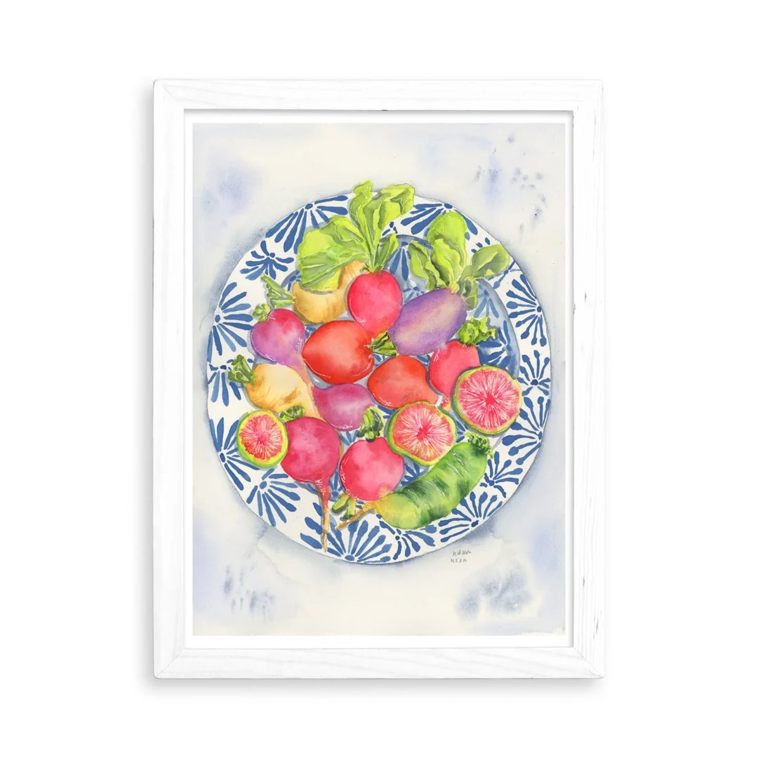Radish Plate Framed.jpg