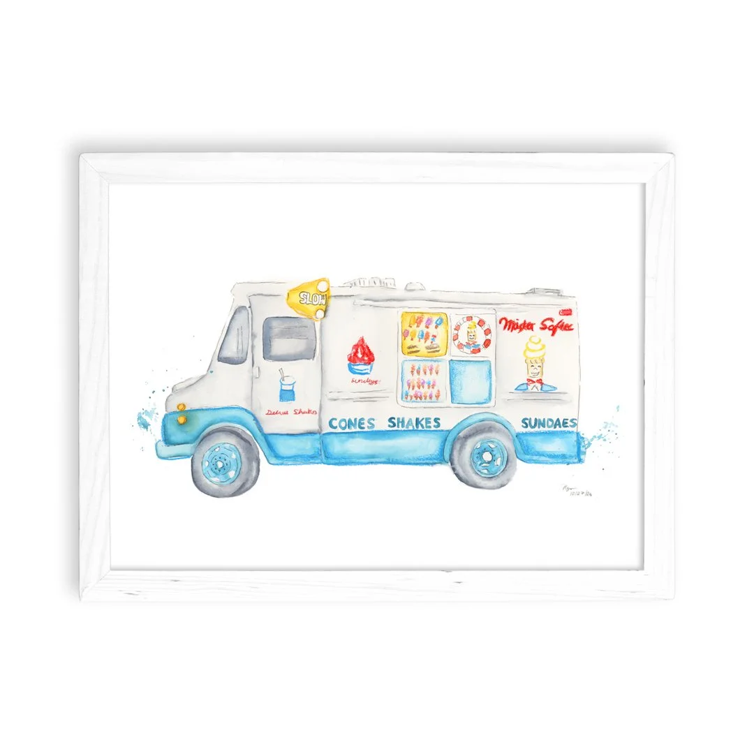 Mr.Softee Ice Cream Truck Framed.jpg