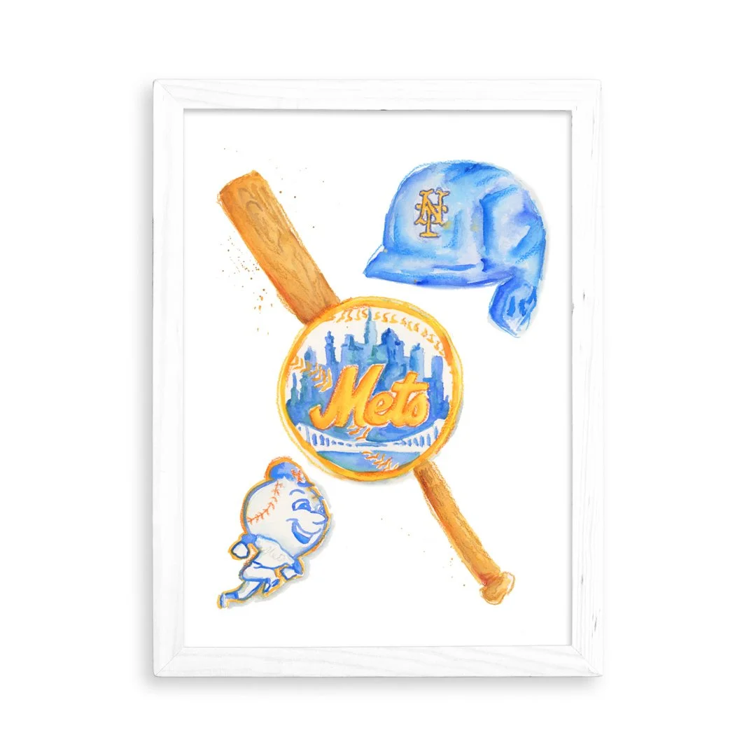 Mets Ball & Bat Framed.jpg