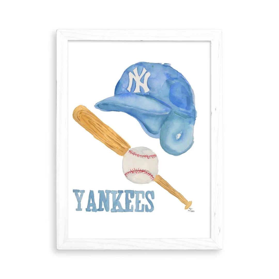 Yankees Ball & Bat Framed.jpg