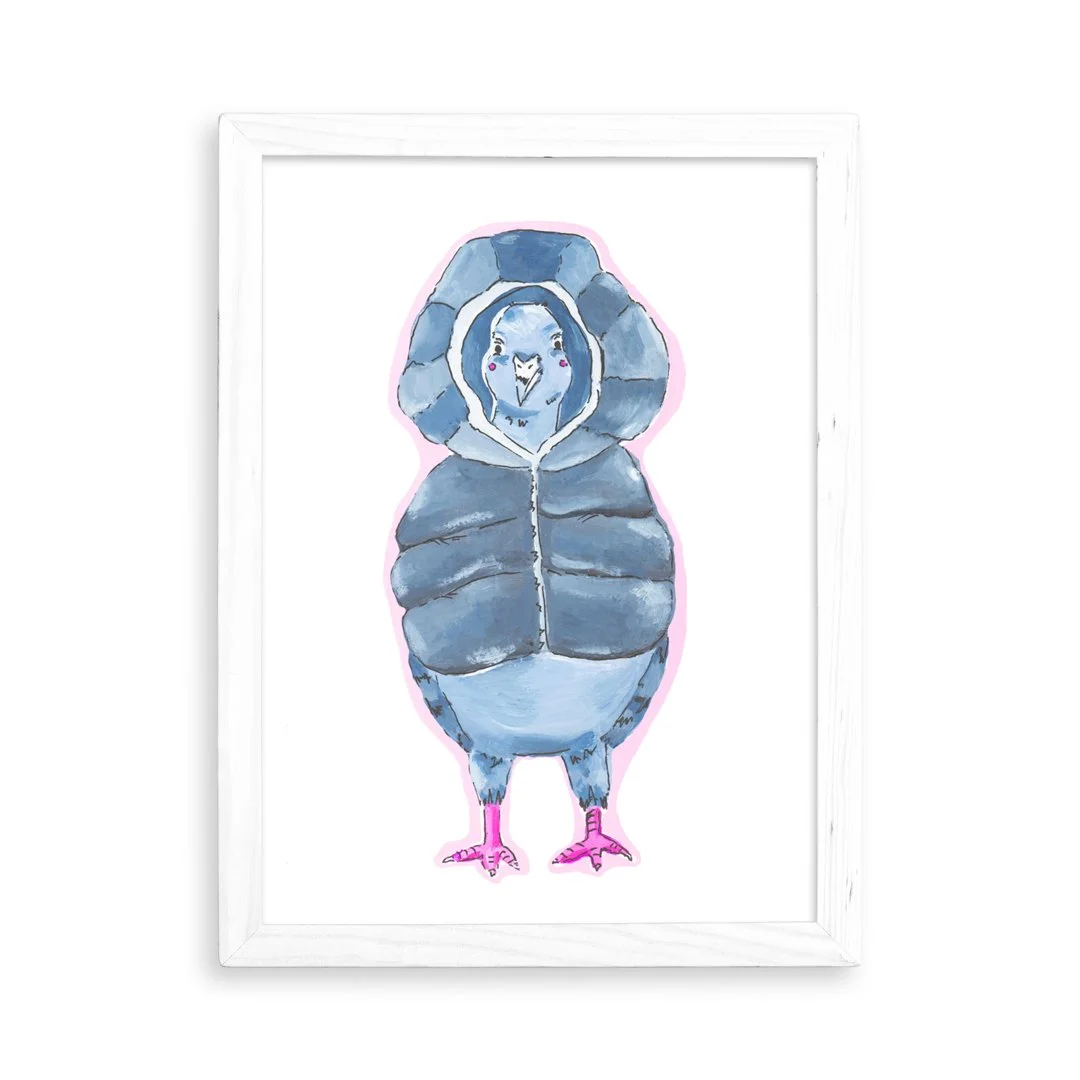 Puffer Pigeon Jerry Framed.jpg