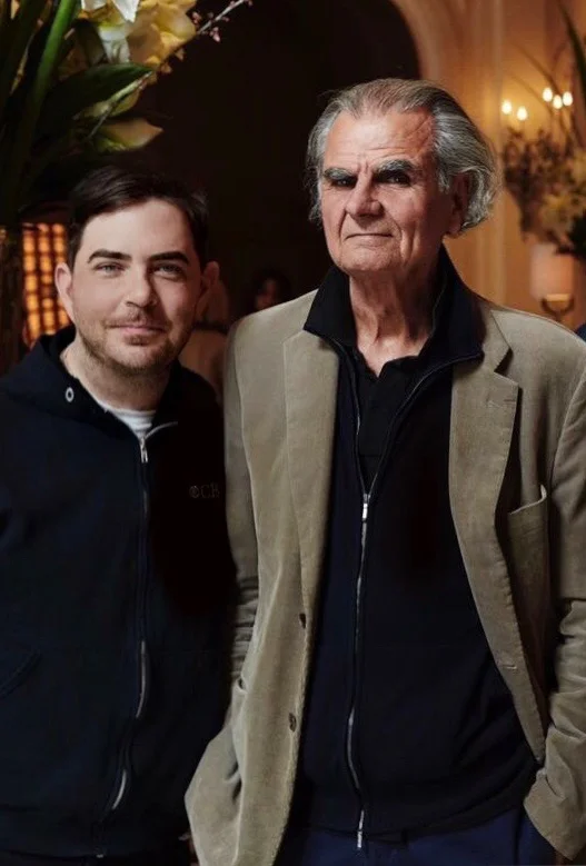 360bespoke’s Jeremy Murphy with famed photographer Patrick Demarchelier.
