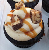 My Snickers Cupcakes