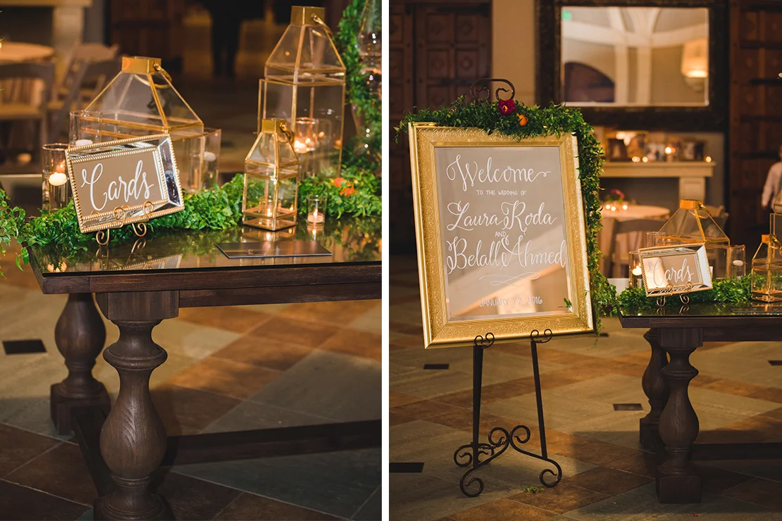  Sweet + Crafty | Wedding welcome table signge #sweetandcrafty #weddingsignage #handlettering #welcomesign #welcometable #weddingwelcome #weddignwelcomesign #calligraphy #candles #romantic #elegant #gold #luxurywedding #garland #greenery #weddingflowers #floralgarland #customdesign #mirror #mirrorsignage #mirrorsign #mirrorguestbooksign #weddingguestbook #guestbooksign #weddingguestbooksign #pleasesignourguestbook #weddingsignintable #signintable #wedding #calarealwedding #livermorevalley #cardssign #weddingcardssign #cardsandgifts #giftsign 