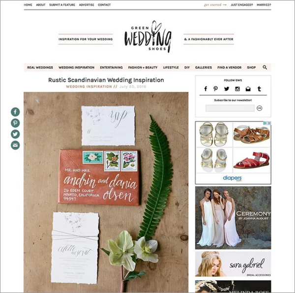Green Wedding Shoes
