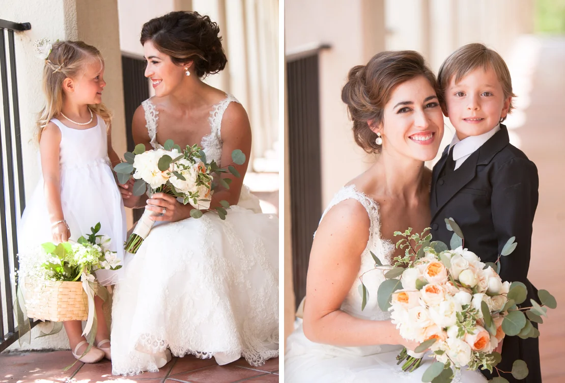 Elena and Jake's Wedding | St. Vincent's School for Boys Blue Gold and Peach Romance