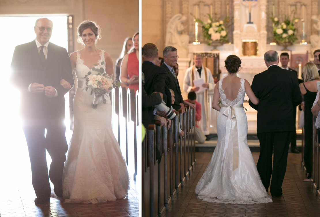 Elena and Jake's Wedding | St. Vincent's School for Boys Blue Gold and Peach Romance