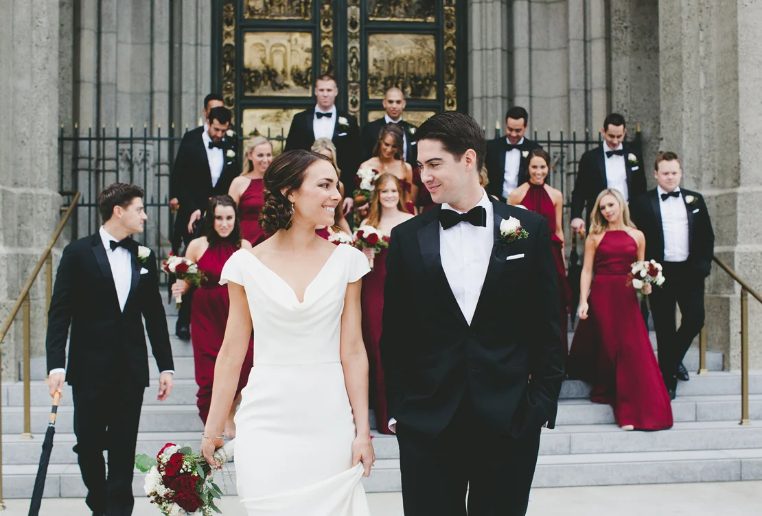 Megan and Nick | Winter Urban Winery Wedding