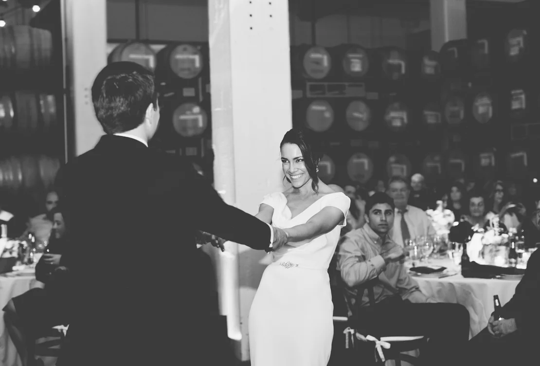 Megan and Nick | Winter Urban Winery Wedding