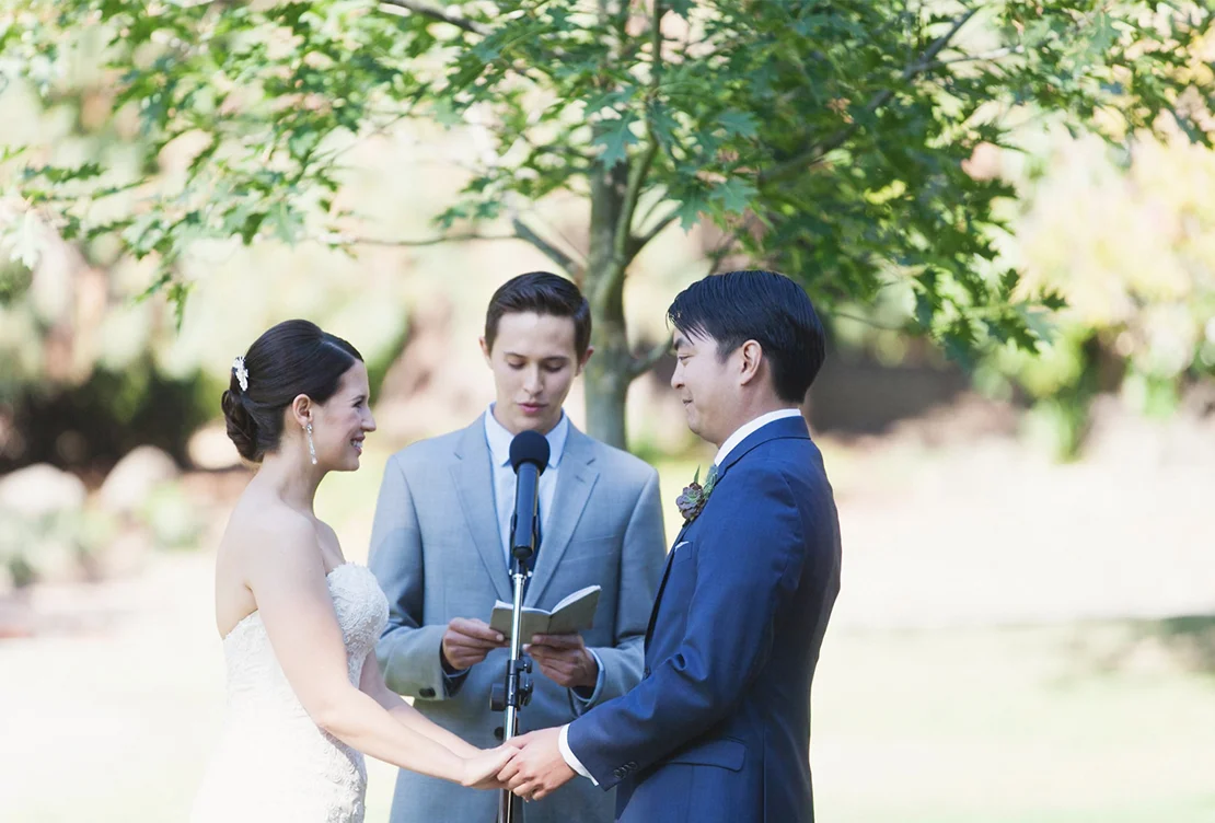 Abigail and Trung | Marin Art and Garden Center Ross Wedding