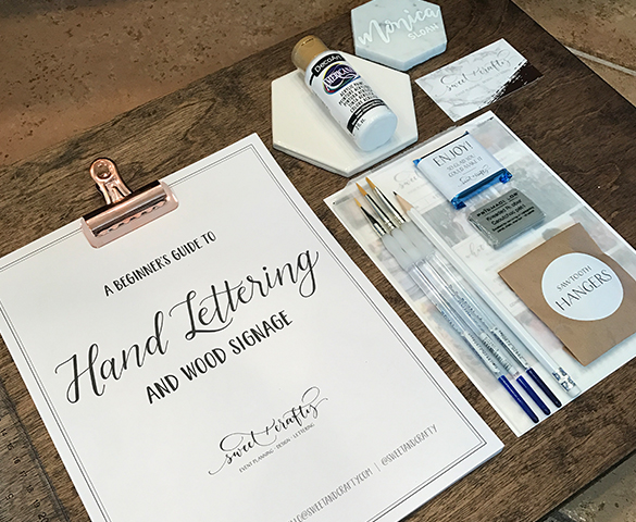 Intro to Hand Lettering Workshop – Assembly: gather + create