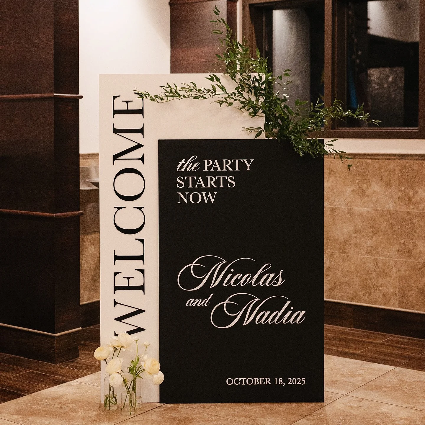 Congratulations Nadia and Nick! I enjoyed working with this elegant black and white color scheme.

Photo: @devynbphoto 
Coordinator: @magnoliaevents.lux 
DJ and Lighting: @djdikofresno 
Florist and Rentals: @stockroom_picks 
Drapery: @gotchacoveredfr