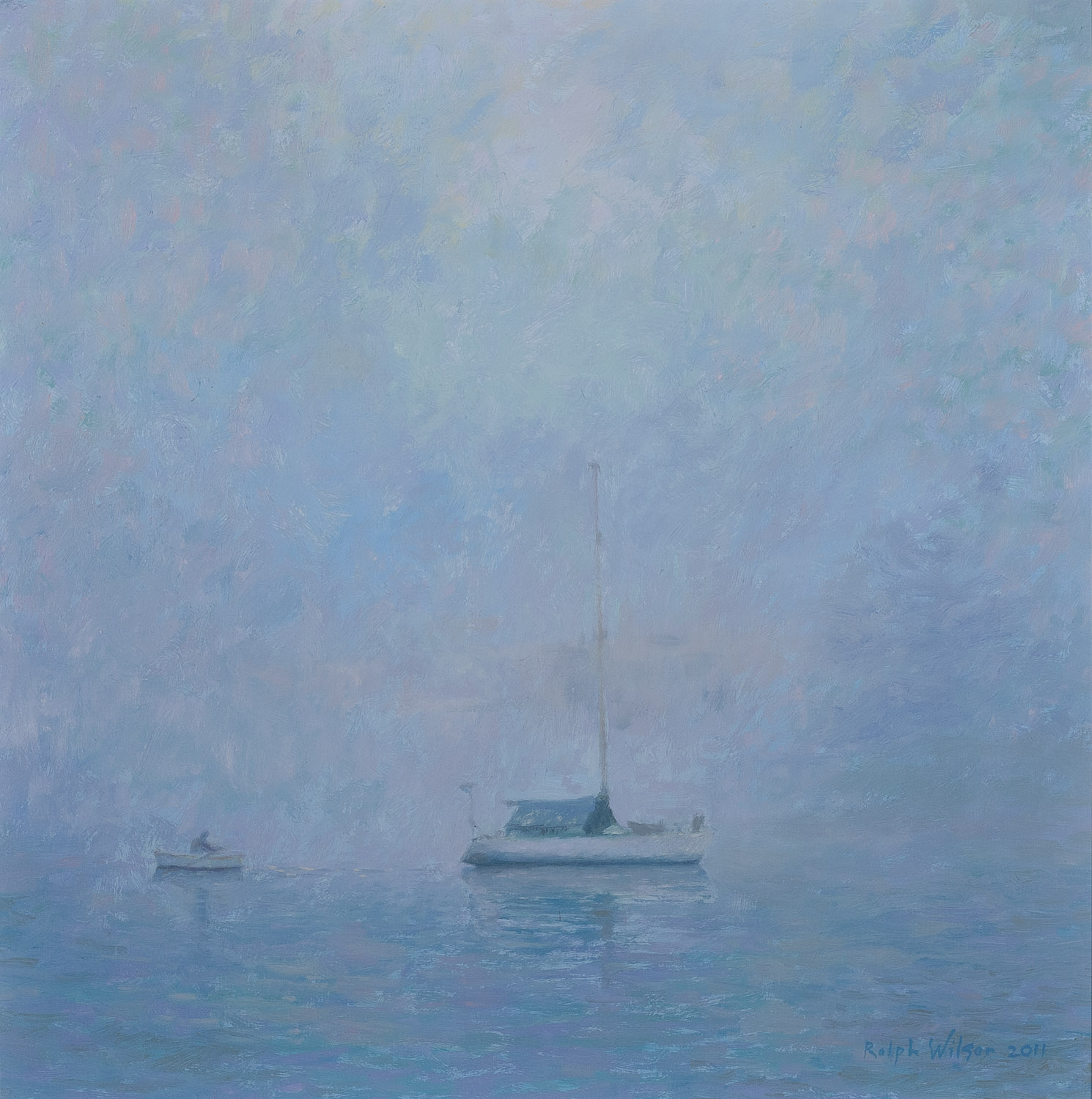 Yacht in Fog