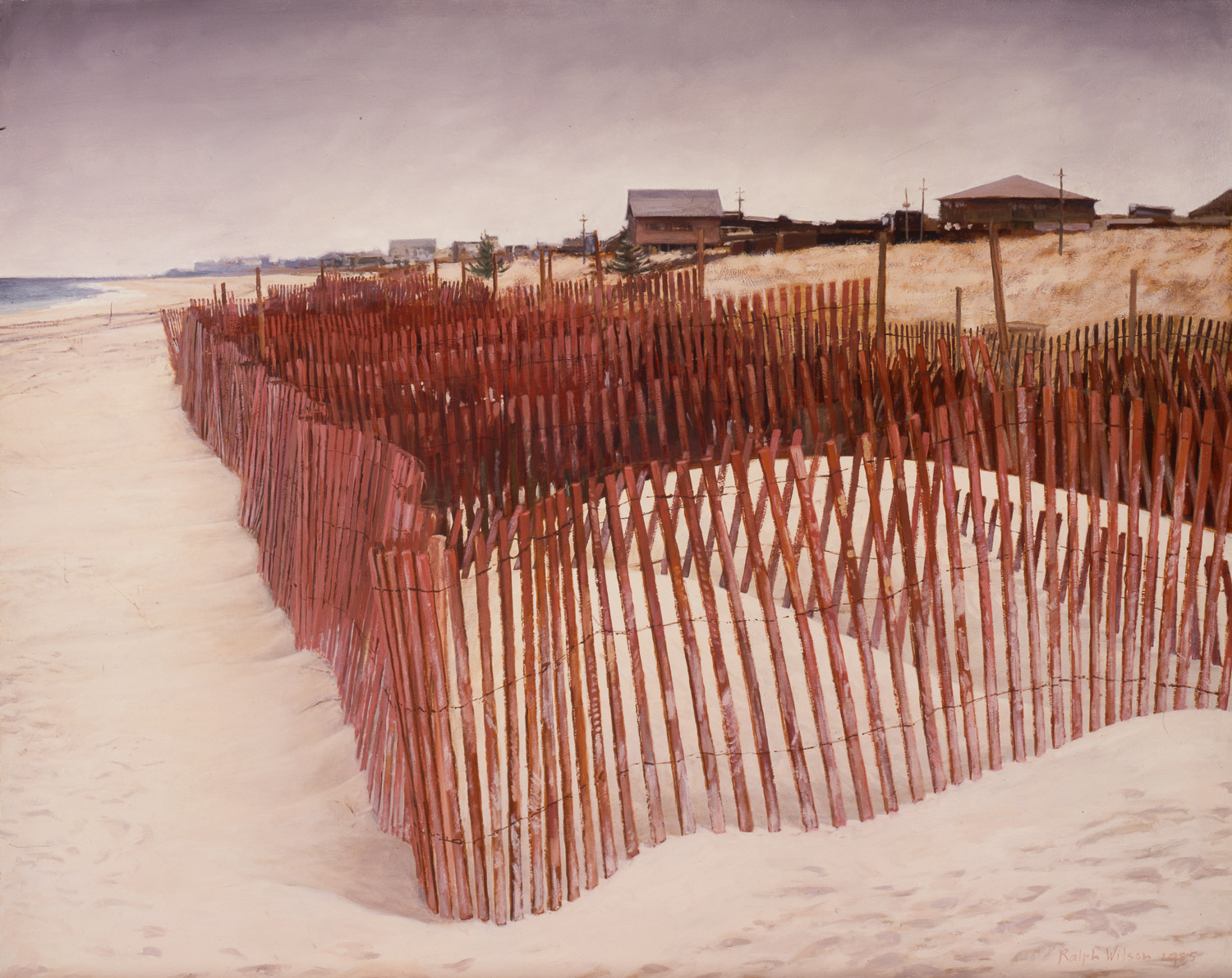 Red Fence, Fire Island 