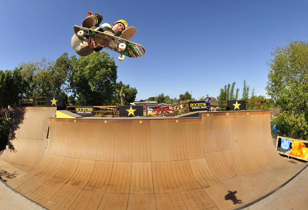 Professional skater Andy MacDonald. He has been crowned as skateboarding’s World Champion for nine years in the World Cup Skateboarding Series and has competed in every X Games since its inception and owns 23 medals. Photo credit: THOMAS ROWE