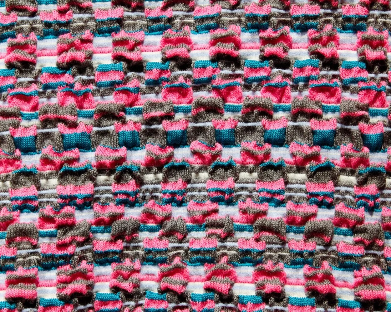 Yarns Used: Lycra, Nylon, Polypropylene, Acrylic, Wool