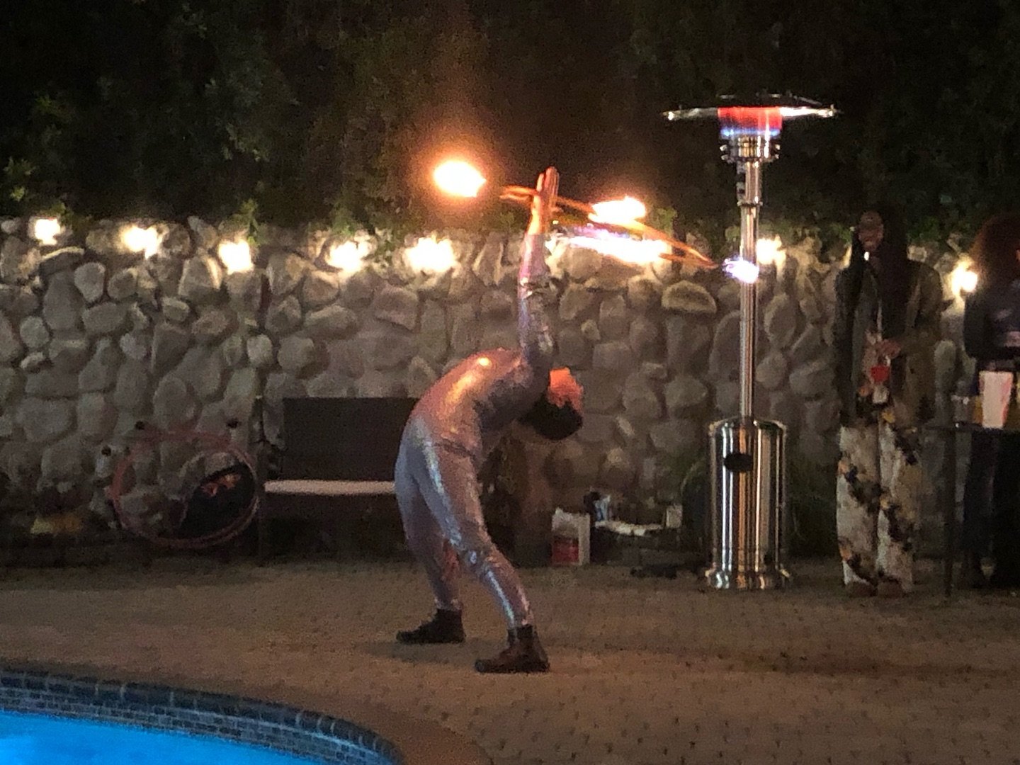 Is it truly an after party if no one is playing with fire? Thank you @realkaseywarner for an amazing time.  #xbiz2024