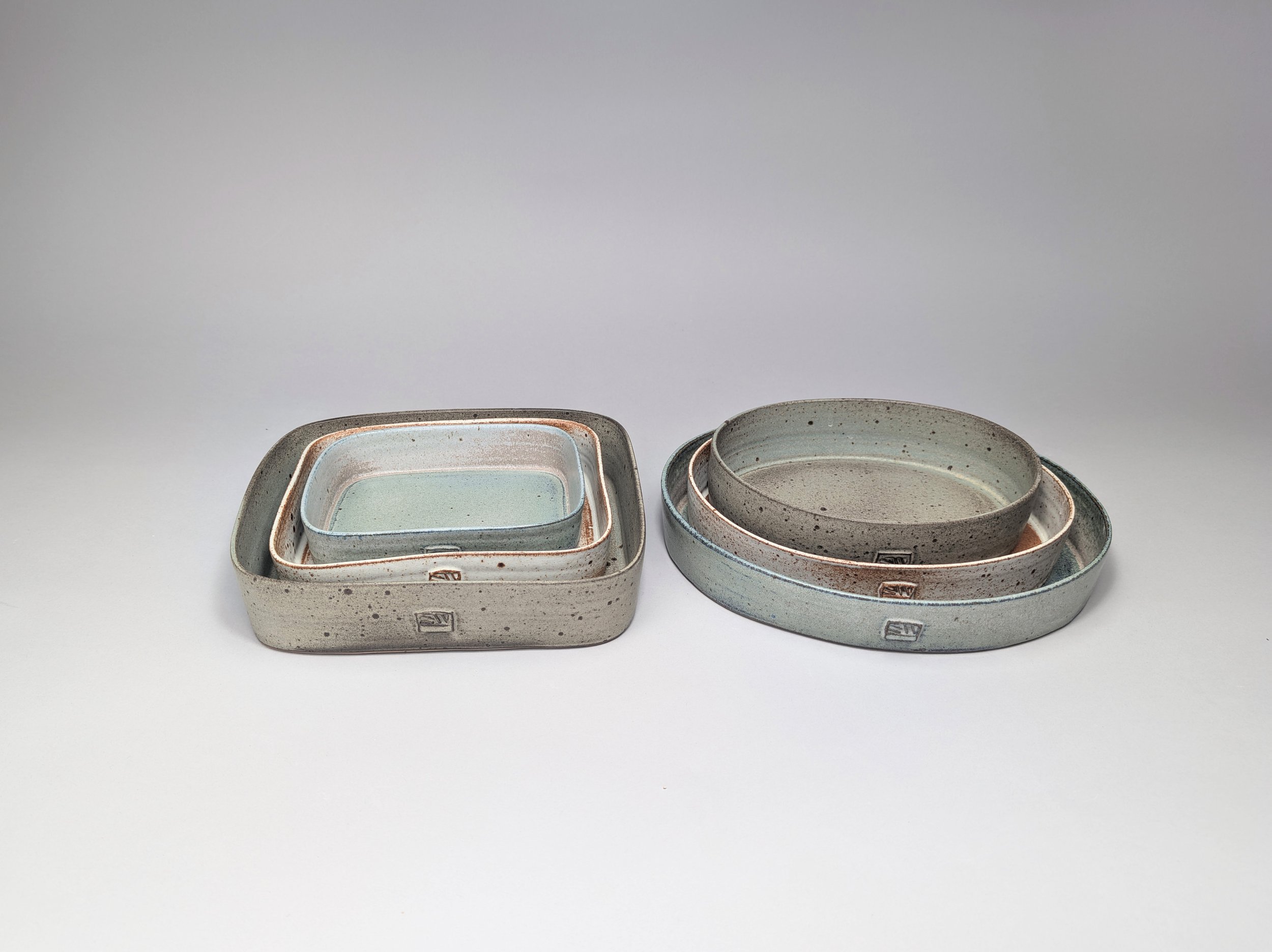 Shallow baking dishes £35 - £48