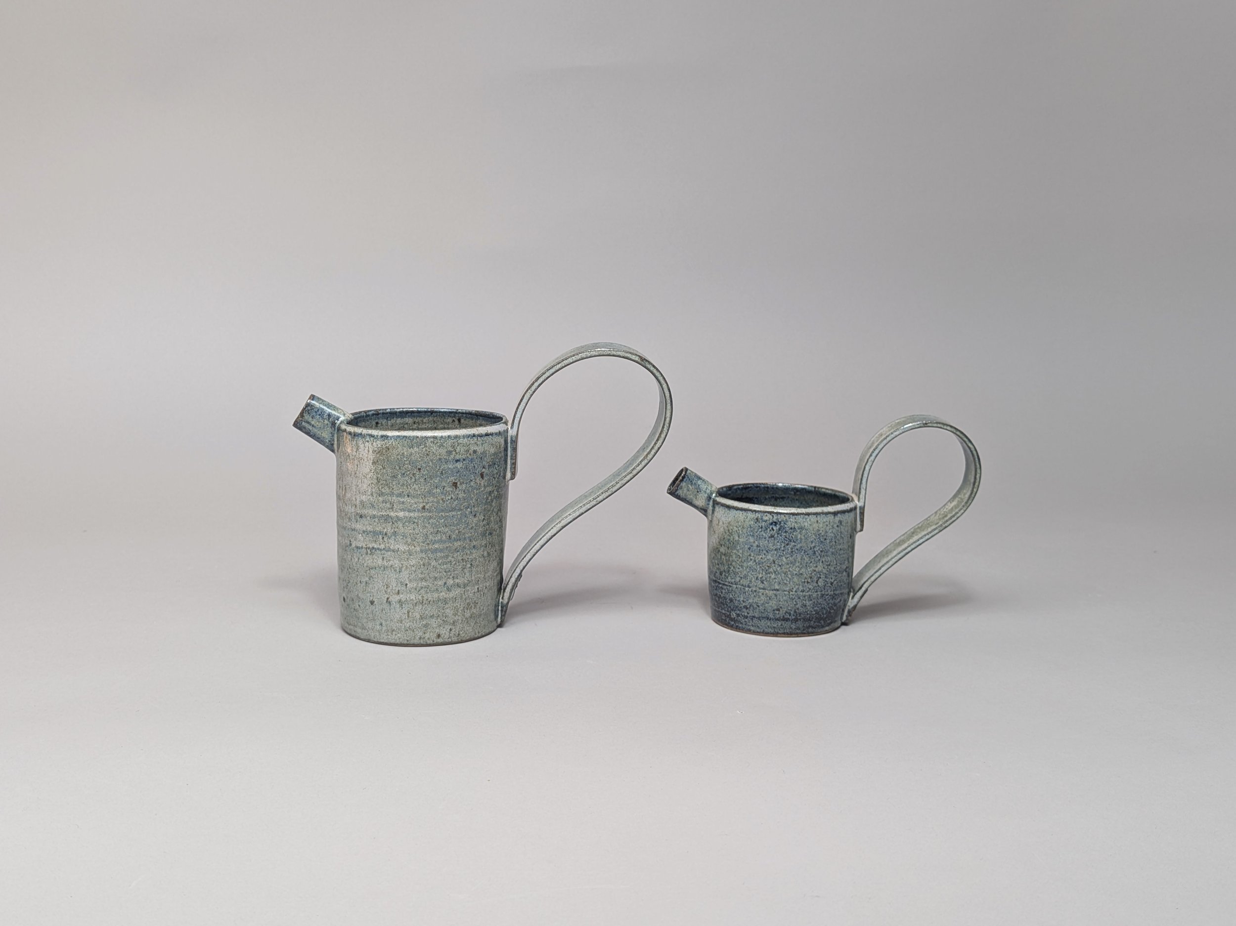 Loop handle jugs Broken blue Small £45 Medium £55