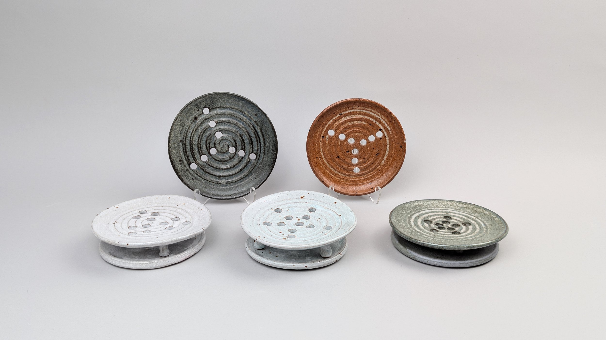  Soap dish with saucer £24  Soap dish without saucer £18 