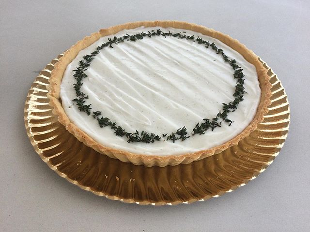 Tarte de cogumelos e queijo de cabra.