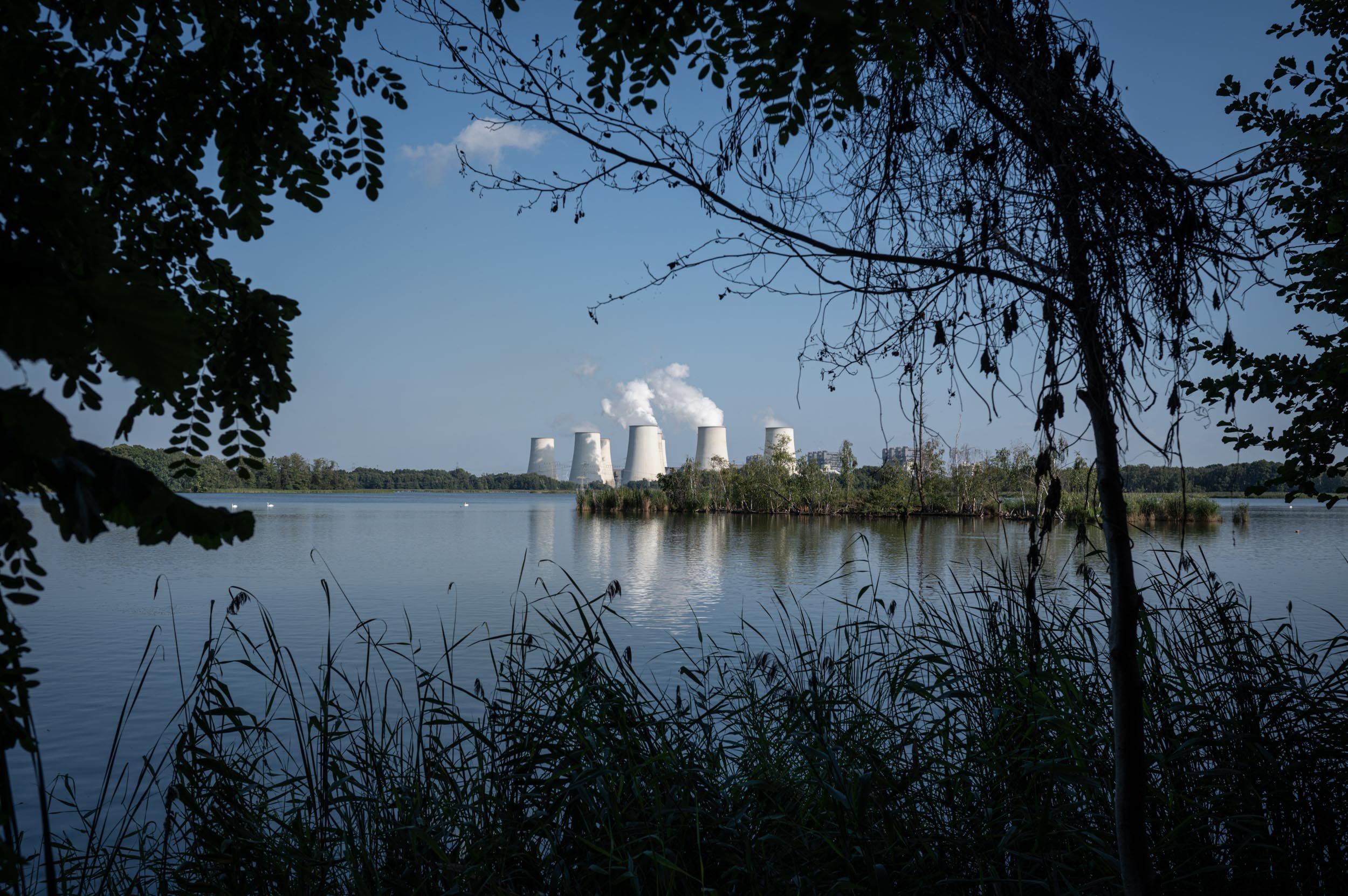  A coal power plant, which will be shut down by 2028, in the eastern village of Jänschwalde. 