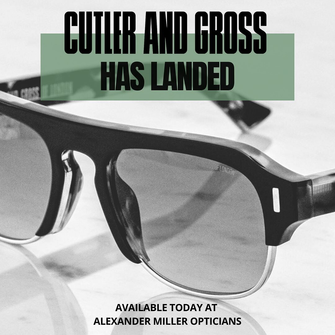 CUTLER AND GROSS HAS LANDED 

Some of you may have guessed or already seen our new display 〰️ but we have a new brand here at Alexander Miller Opticians. Cutler and Gross, a British independent luxury eyewear brand. 
These bold eccentric frames are p