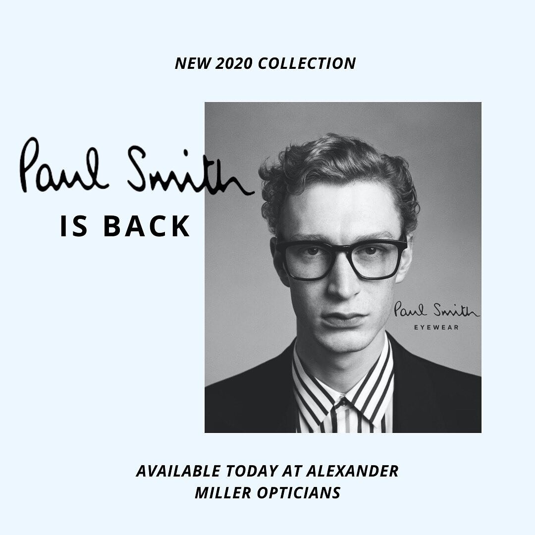 Alongside Cutler and Gross we have taken on an old classic. Paul Smith eyewear is back! With a new range of classic metals and plastics and colourful acetate frames. 👓 &bull;
&bull;
&bull;
#Falmouth #cornwall #opticians #glasses #eyewearblogger #ale