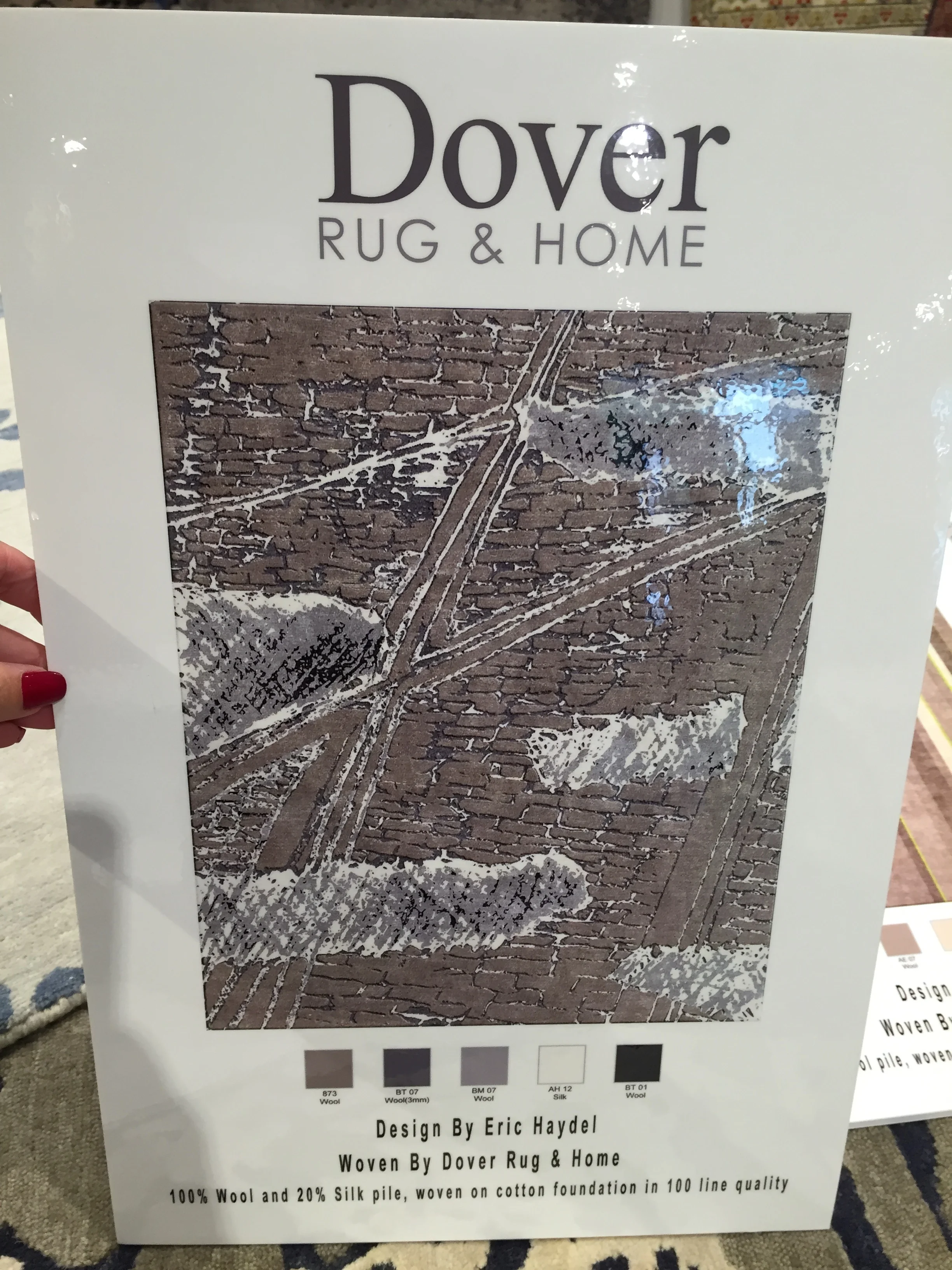 The Carnival Collection can be seen and purchased through Dover Rugs.Locations: Boston, Natick, and Burlington