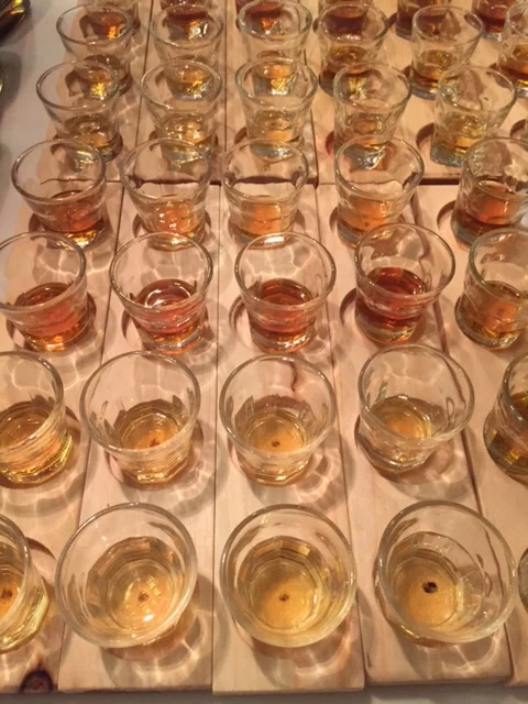 Flights of Bourbon were being served.