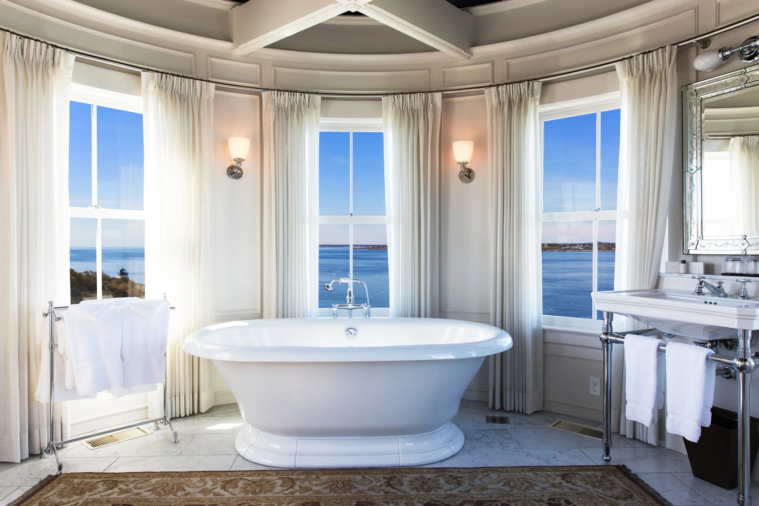 Creating a luxury resort style bathroom at home - Refined Relaxation &amp; Simple Luxuries 