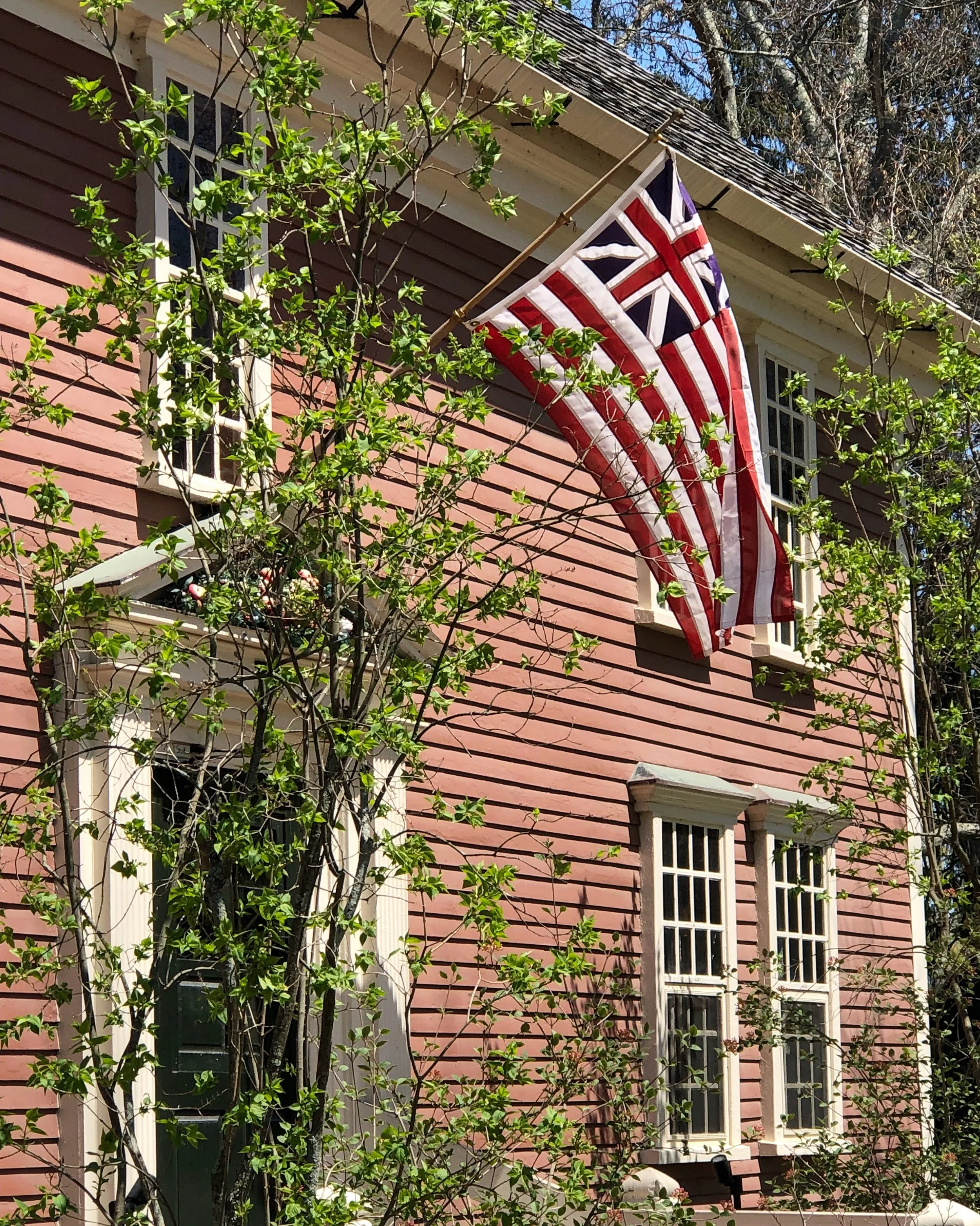 Some of New Englands first flown flags 