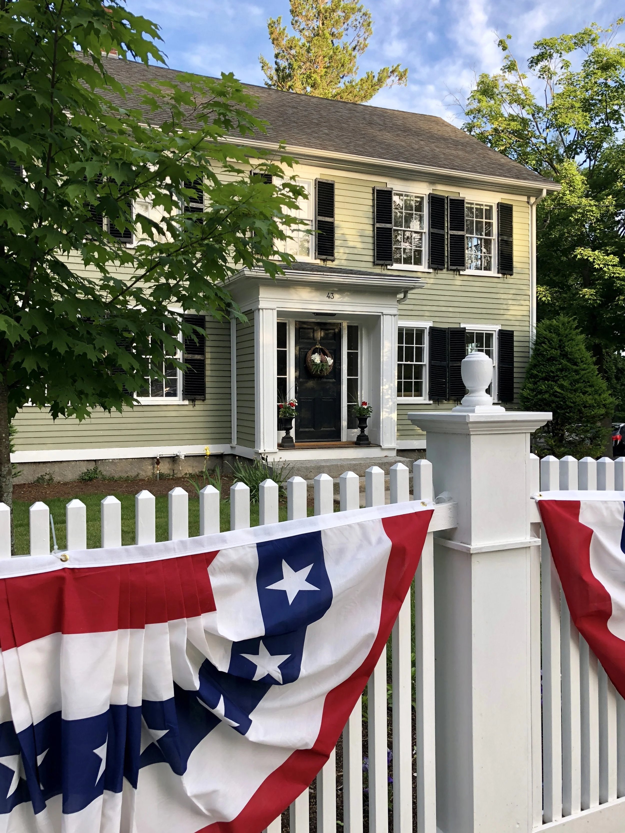 Go big or go home - Shopping for Patriotic bunting made in the USA