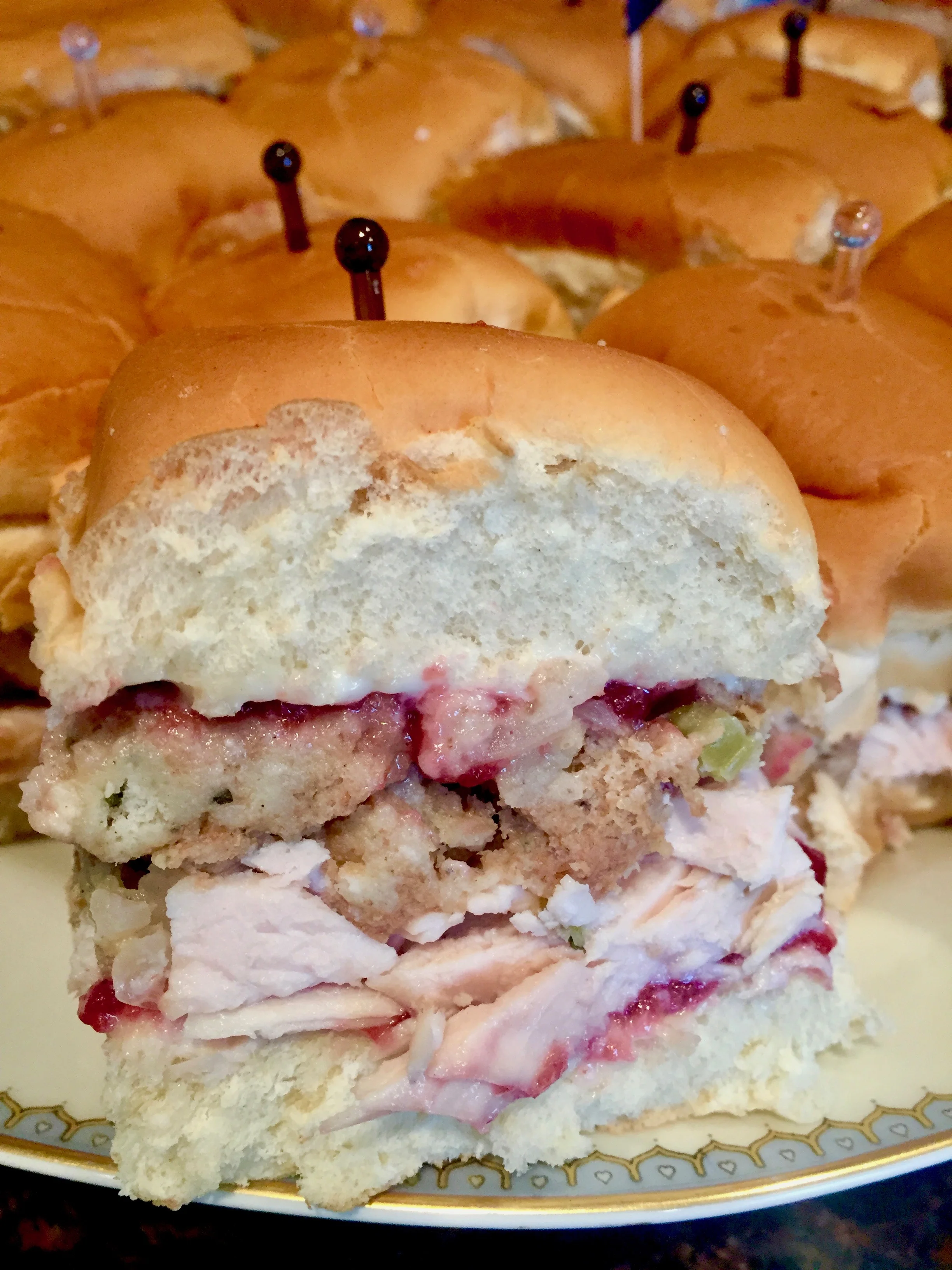 Thanksgiving Turkey Sandwich Sliders