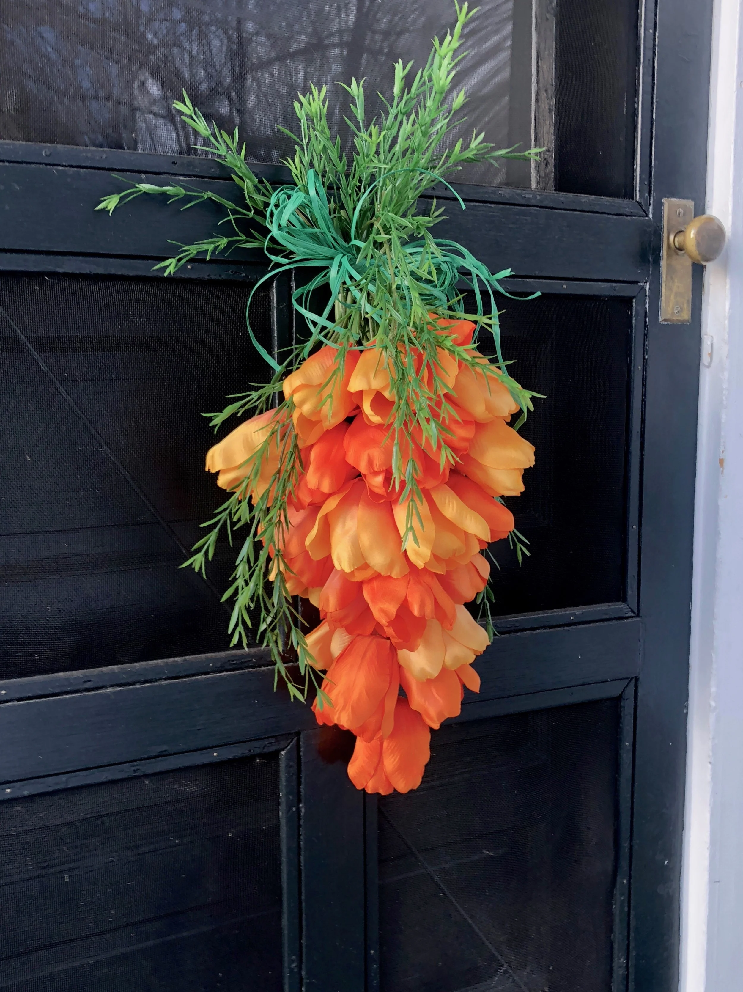 How To Make A Carrot With Orange Tulips 
