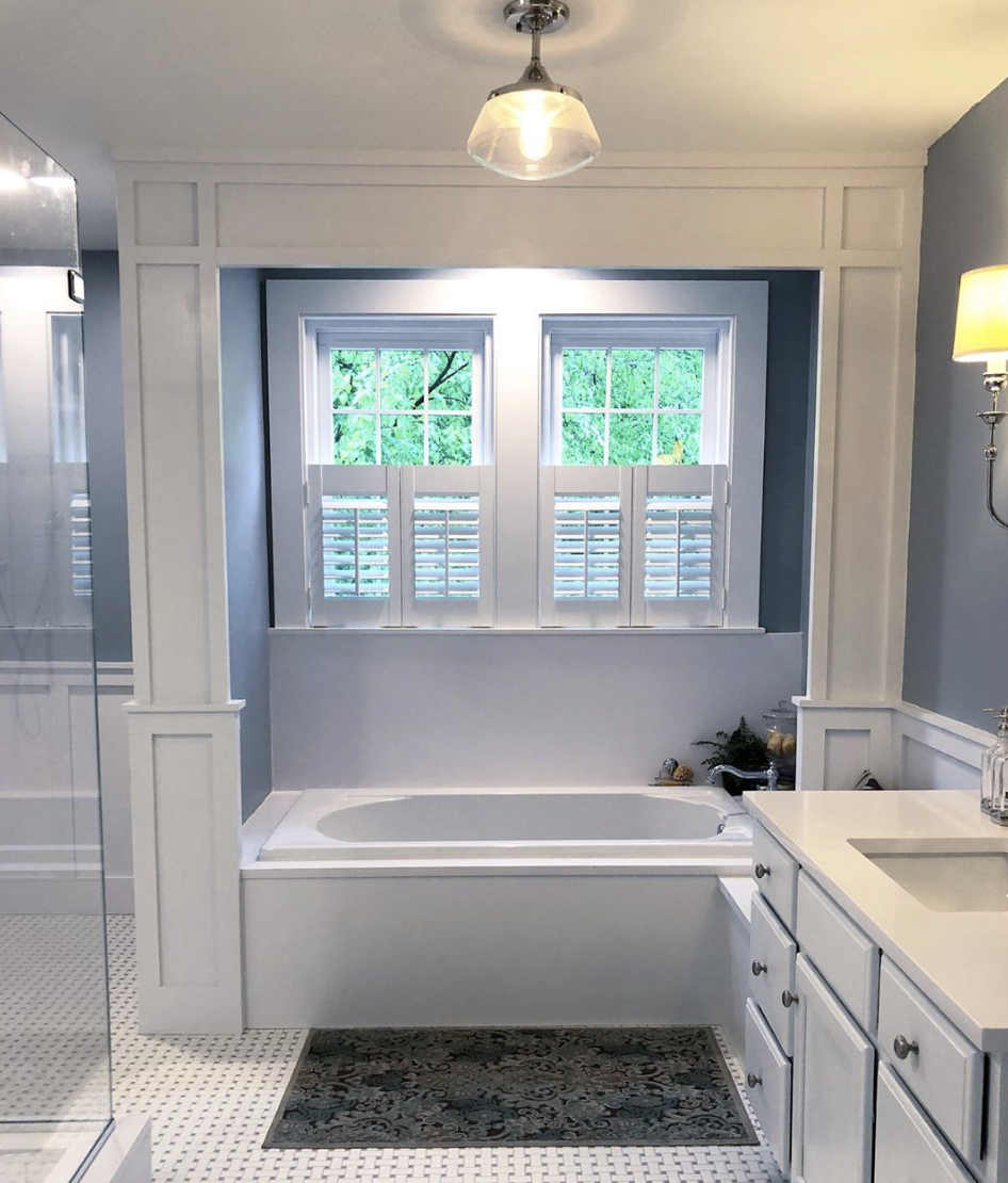 A master Bathroom remodel of a space that was once a kitchen in an apartment.