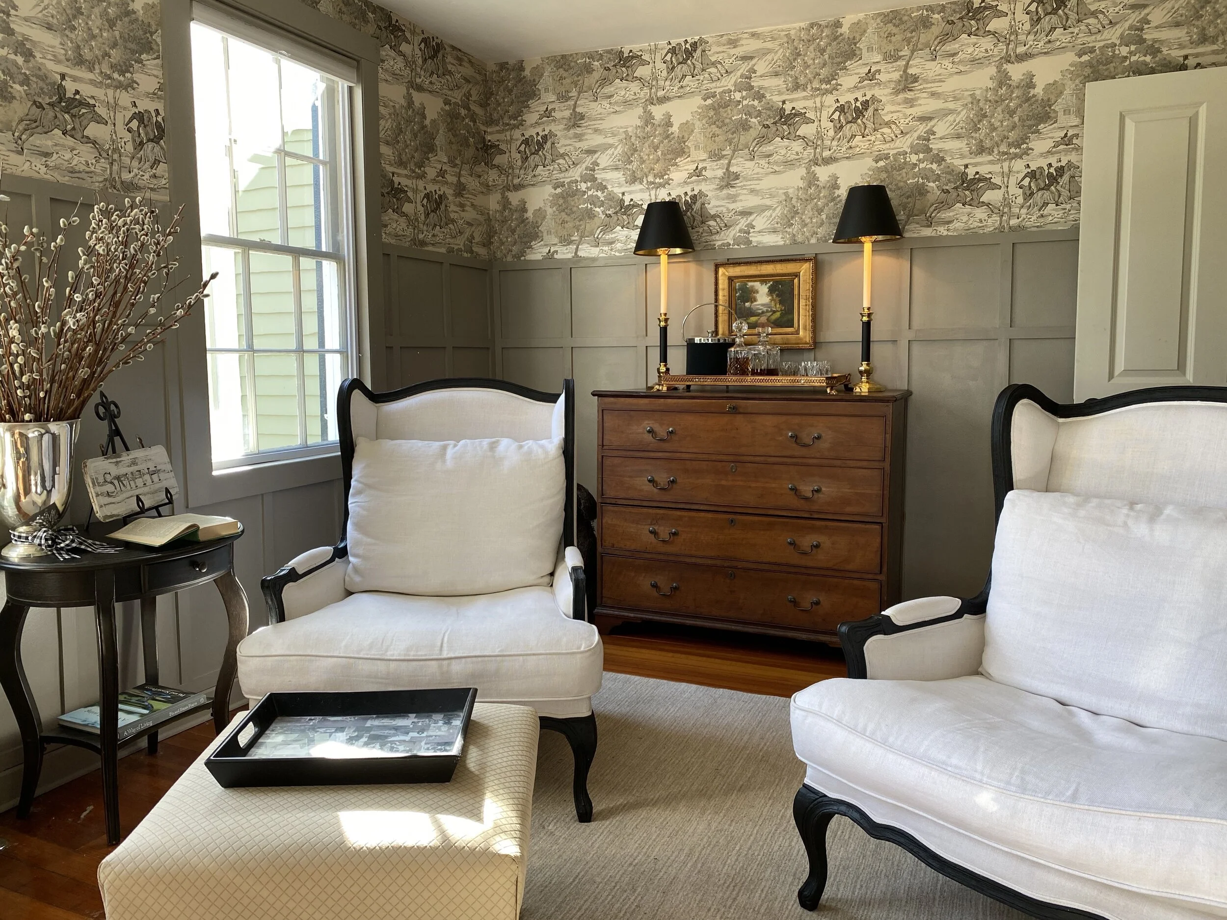 Groton House paint colors and wallpaper selections 