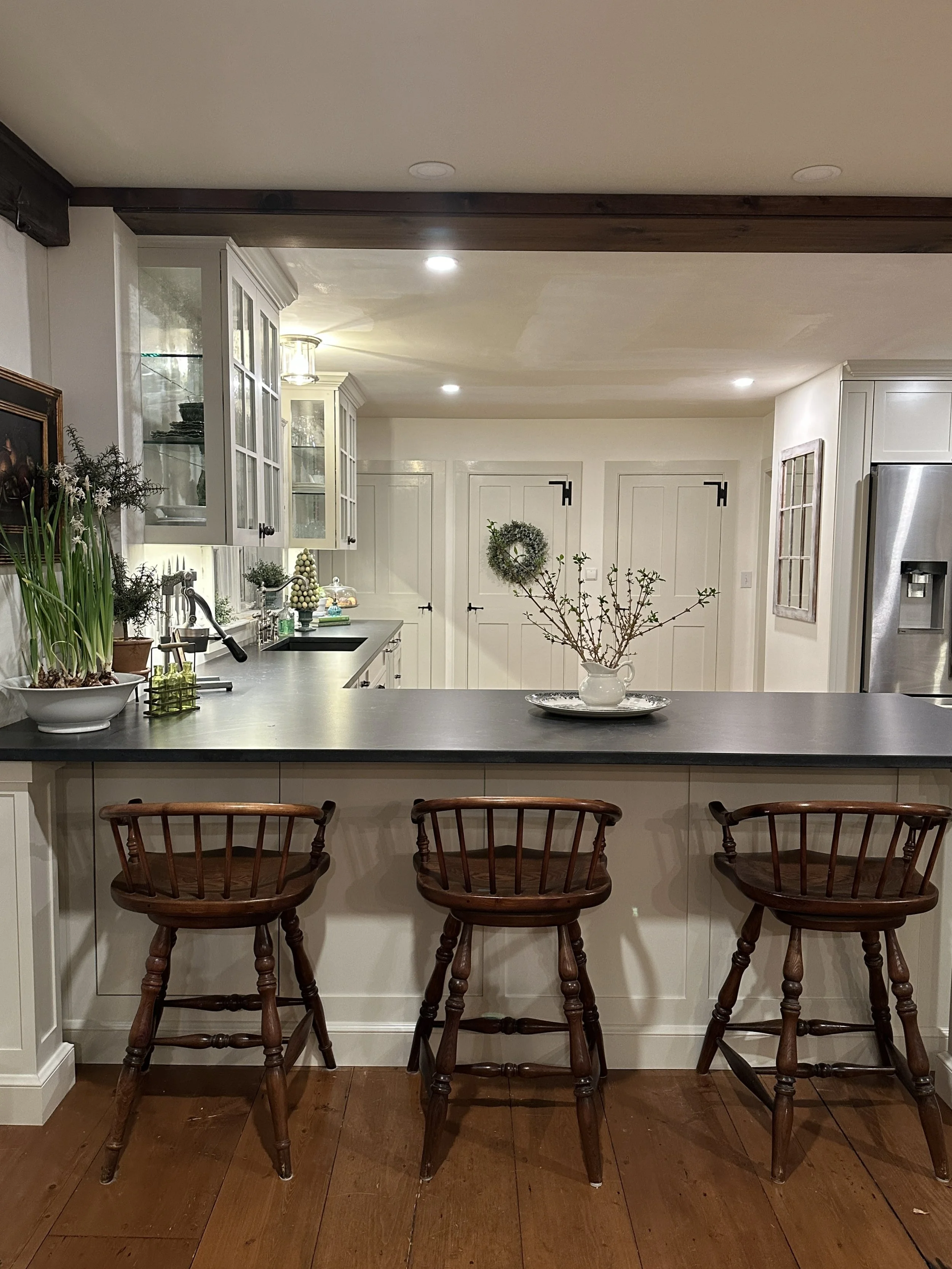 Sugarwood's paint colors and wallpaper selections