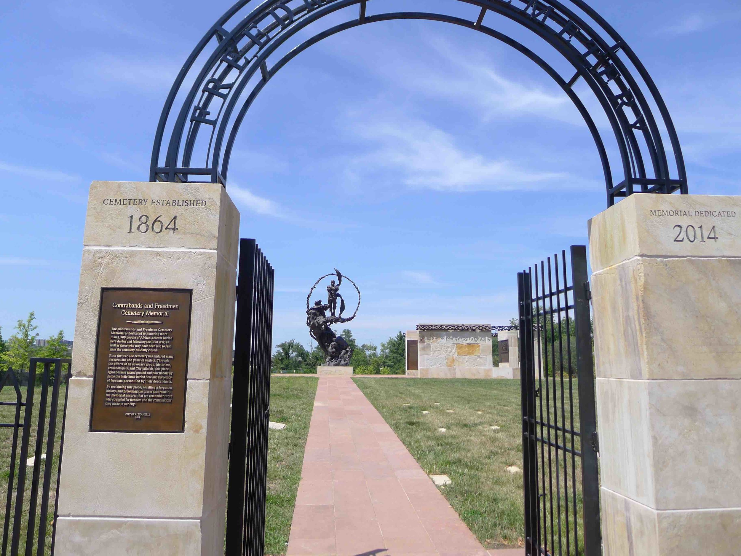 Contrabands and Freedmen Cemetery Memorial, Present-Day